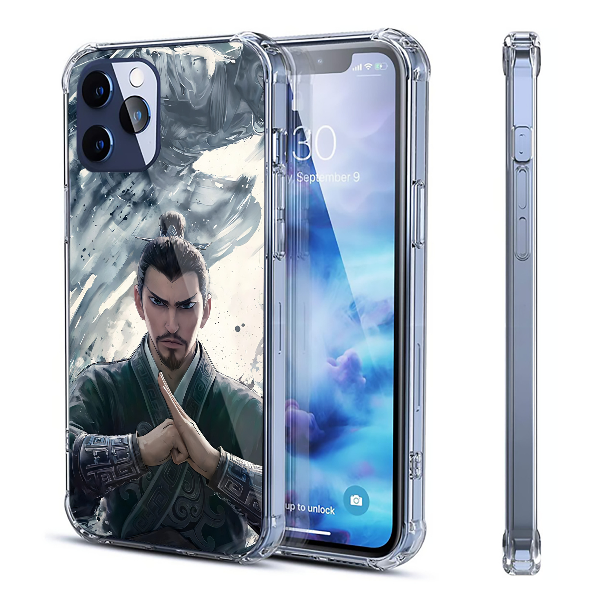 （画像用） Ne Zha 2 ナタ 魔童の大暴れ 【iPhone 12シリーズ対応】透明スマホケース（クリアソフトケース）